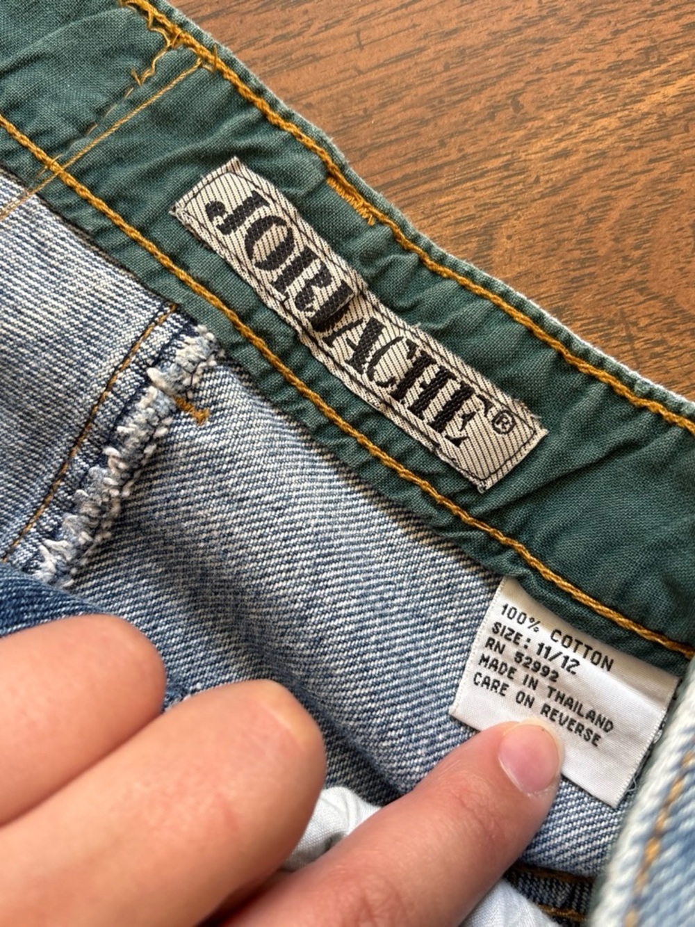 Jordache Light Blue Denim Jeans skirt